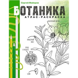 АСТ Сергей Майоров "Ботаника. Атлас-раскраска"