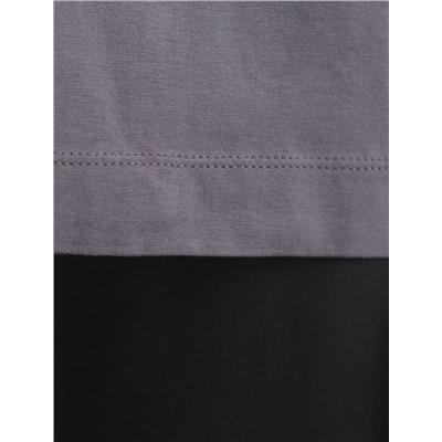 Футболка с принтом свободная эластичная из премиального хлопка