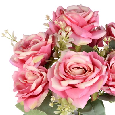 Цветок искусственный Букет роз 45 см / GT41-26 /уп 75/300/