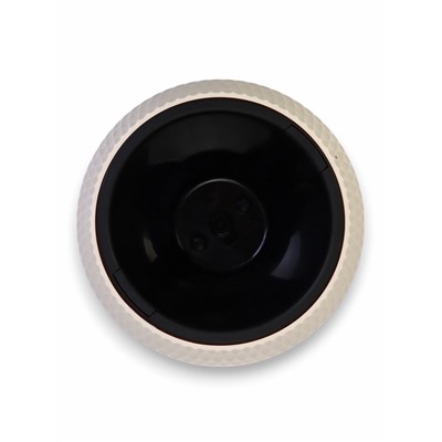 Кашпо для цветов «Жемчужина», 7 л, d=36 см, h=22 см, пластик, со вставкой, бежевое