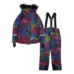 Комплект текстильный с полиуретановым покрытием для девочек: куртка, брюки