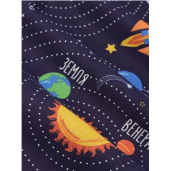 Пододеяльник 1.5-спальный «Этель. Млечный путь», 143×215 см, бязь