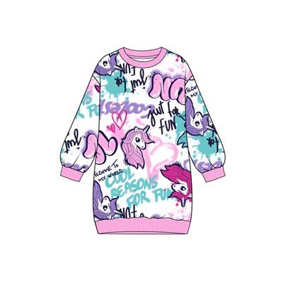 Платье трикотажное для девочек