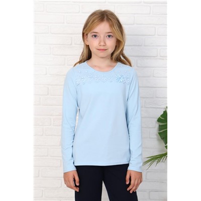 Джемпер Мимоза длинный рукав (Голубой)