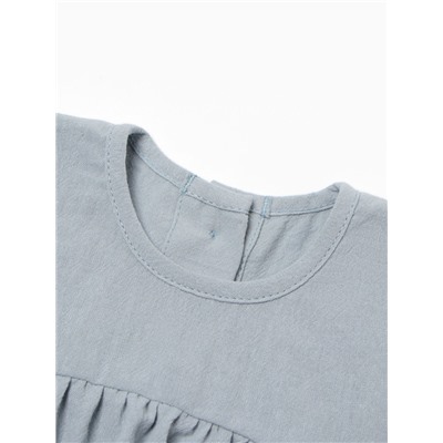 Платье для девочки MINAKU: Eco style, рост 80-86 см, серое