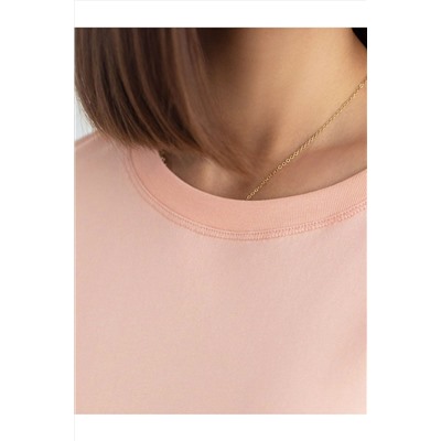 Базовый лонгслив из премиального хлопка с эластаном VILATTE, 1228144