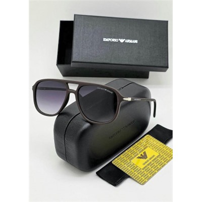 Набор мужские солнцезащитные очки, коробка, чехол + салфетки #22892476