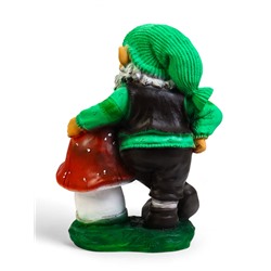 Садовая фигура "Гном с грибом" 40х22х50см