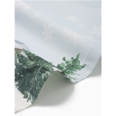 Дорожка новогодняя на стол «Этель» Forest animals 40×147 ± 5 см, 100% хл, саржа 190 г/м²