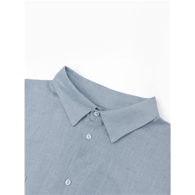 Рубашка мужская с длинным рукавом MIST, размер 56, голубая