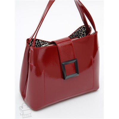 Сумка женская кожаная 1286-1TH wine red Polina&Eiterou