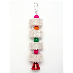 Точильные камни для птиц с бусинами, 65 г