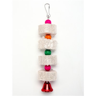 Точильные камни для птиц с бусинами, 65 г