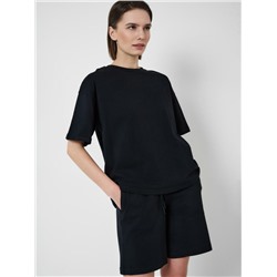 Комплект трикотажный для женщин: фуфайка (футболка), шорты