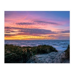 Картина на холсте с подрамником 50х40 "Вечерняя палитра"