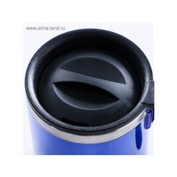 Термокружка, 450 мл, сохраняет тепло 2 ч, 11×12 см, синяя