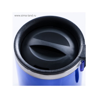 Термокружка, 450 мл, сохраняет тепло 2 ч, 11×12 см, синяя