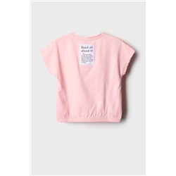 Фуфайка трикотажная для девочек (футболка) PLAYTODAY, 1240916