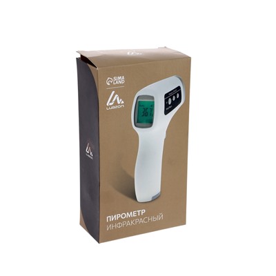 УЦЕНКА Пирометр бесконтактный Luazon LTR 002, инфракрасный, ЖК-дисплей, 2хААА(не в комп), подсветка
