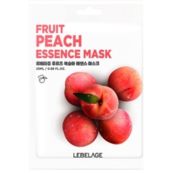 Lebelage Увлажняющая тканевая маска с персиком / Fruit Peach Essence Mask, 25 мл KRISTALLER, 1117732
