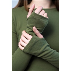 00001 лонгслив (Зеленый темный)