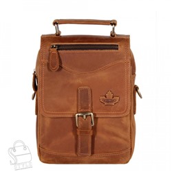 Сумка мужская кожаная 35601Z v.brown Zinimsk в Новосибирске