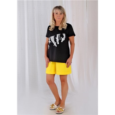 Футболка "Энни" (Чёрный)