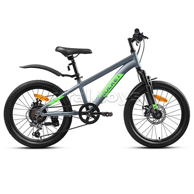 Велосипед 20" Rocket Crux 4.0 , цвет серый, размер 11"