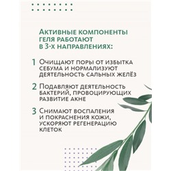 Анти-акне гель для кожи лица и тела
