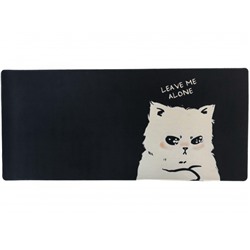 Коврик для мышки и клавиатуры 90х40 см "CYBER BIG MOOD CAT" черный LXMSPCB-MC LOREX