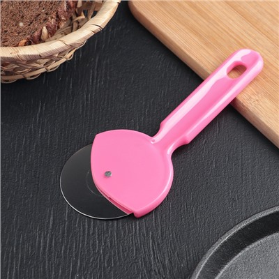 Нож для пиццы и теста Доляна «Наклон», 16.5 см, цвет МИКС