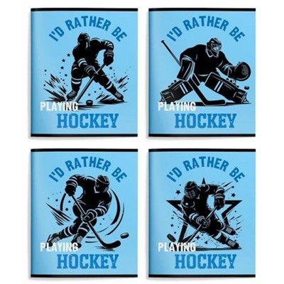 Тетрадь  48л клетка "ХОККЕЙНЫЙ ВЫПАД" ВД-лак ТОК48-ХВ SchoolФормат