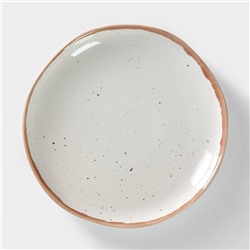 Тарелка фарфоровая Punto bianca, d=26,5 см