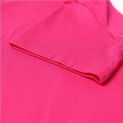 Футболка детская, цвет розовый, рост 110 см