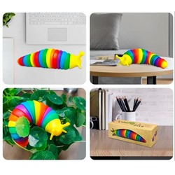 Игрушка антистресс головоломка Слизень Finger Slug ассорти