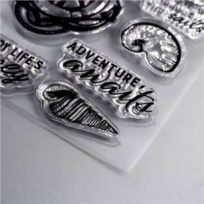 Силиконовый штамп для творчества «Морское приключение», 21×15 см