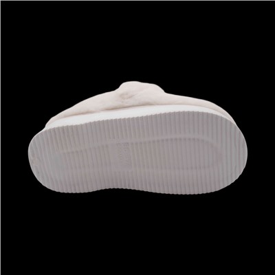 Тапочки меховые ZH011-2 белые