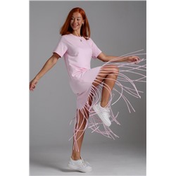 7477 Платье женское (Розовый)