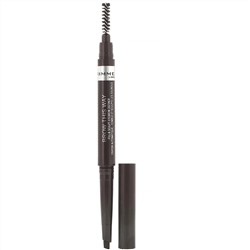Rimmel London, Карандаш для бровей Brow This Way, 003 темно-коричневый, 0,25 г
