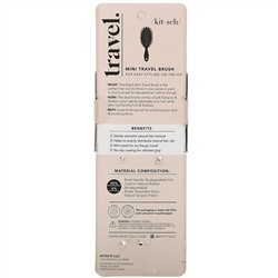 Kitsch, Travel, Mini Travel Brush, 1 Brush
