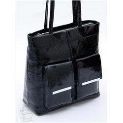 Сумка женская кожаная 0929CY black Polina&Eiterou