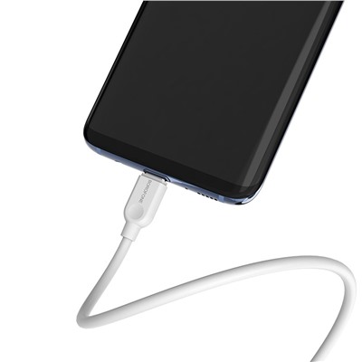 Кабель USB - Type-C Borofone BX14 15W 100см 3A  (white)
