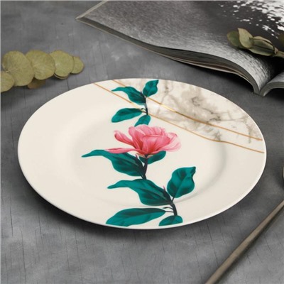 Тарелка «Цветы», 20 см