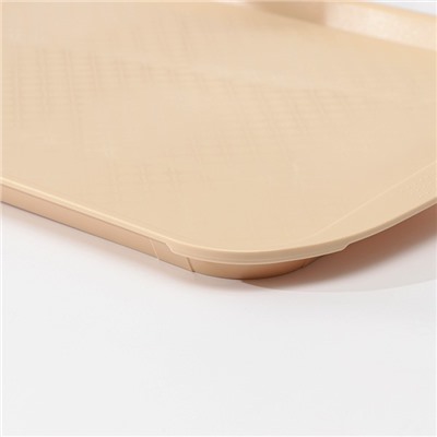 Поднос для подачи RESTOLA, 49.5×35 см, пластик, бежевый