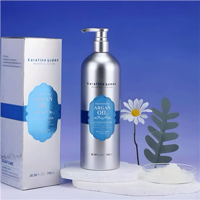 Увлажняющий шампунь и кондиционер с аргановым маслом Keratine queen