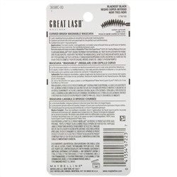 Maybelline, Тушь для ресниц с изогнутой щеточкой Great Lash, оттенок 120 угольно-черный, 12,7 мл