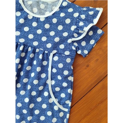 Платье ЛАДА 33060 кулирка КР (Горох)