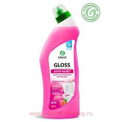 Gloss Гель чистящий для ванны и туалета Pink 750 мл