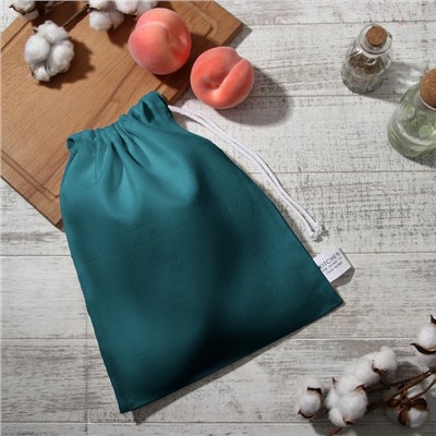 Мешочек текстильный Этель Home collection blue 27×34 см, 45% лён, 55% хлопок