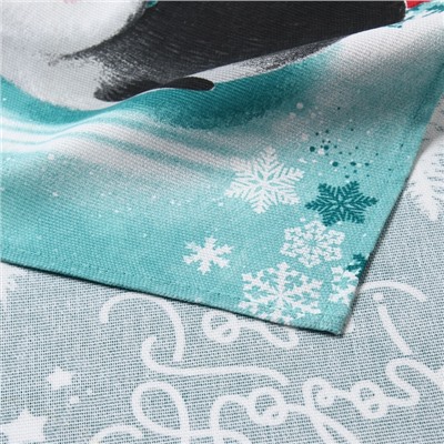 Набор новогодних кухонных полотенец Доляна «Снежного настроения » 35×60 см-2 штуки, 100% хлопок